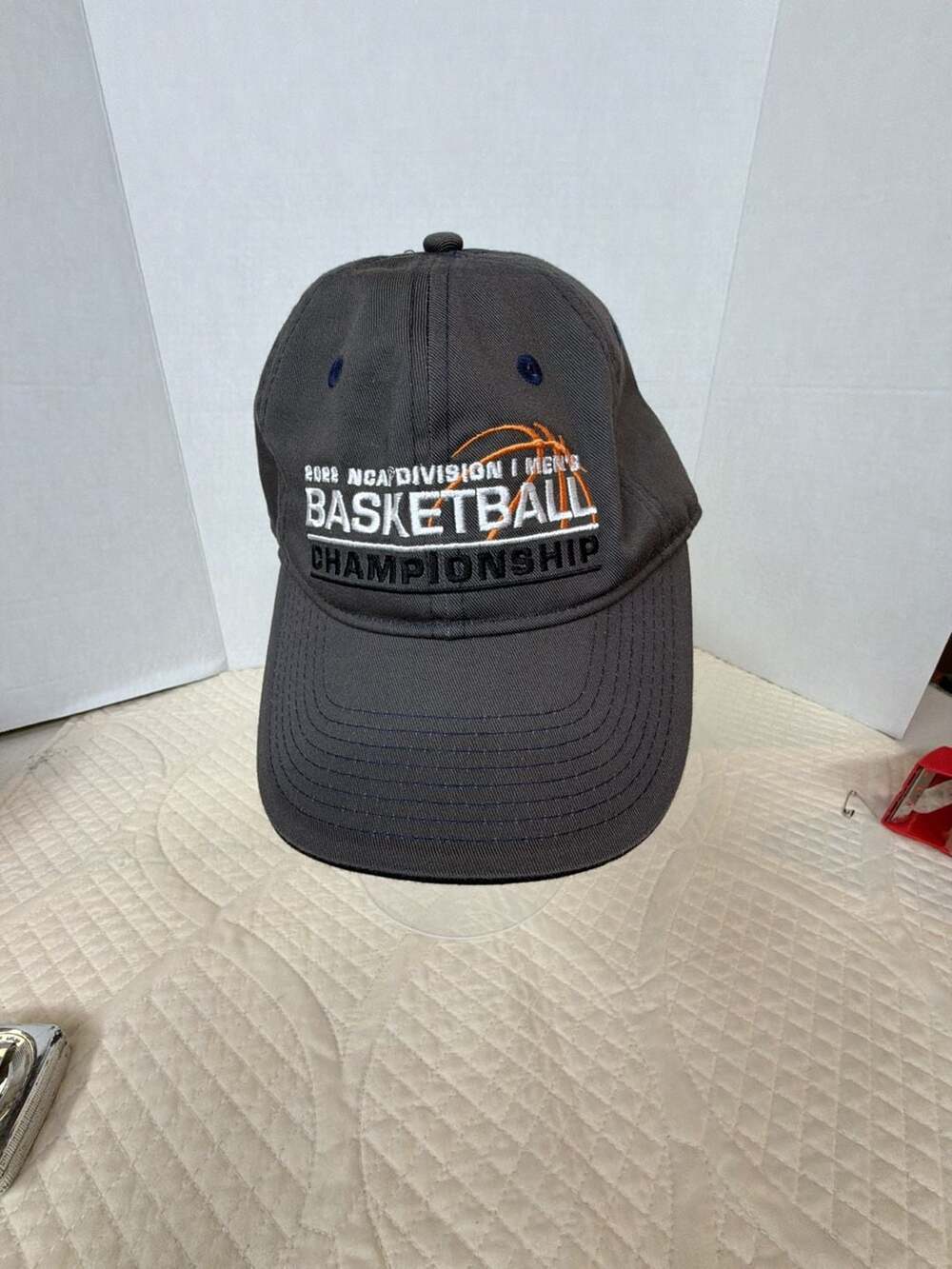 Gear 2002 NCAA Division I Mens Basketball Championship Hat Dark Gray